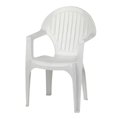 Cafe Plastic Chair Outdoor Plastic Dining Arm Chair