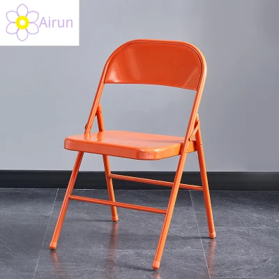Colorful Outdoor Portable Fold up Metal Folding Chairs for Events