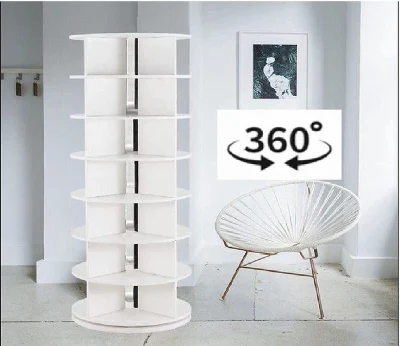  Multi-Functional 360 Degree Rotating Shoe Rack