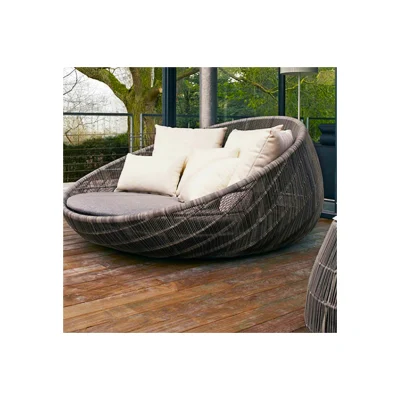 Sofa Sun Bed Pool Lounger Wood Furniture Rattan Loungers for Side Beach Patio Round Teak Sunlounger White Fold Outdoor Daybed