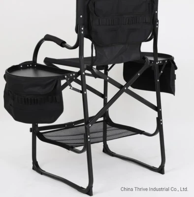 Outdoor Fish Camping Director Chair with Table and Bag