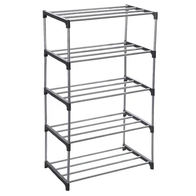  Multi-Layer Stainless Steel Shoe Rack Easy Assemble Storage Cabinet Home Organizer Shoe Rack