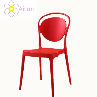 Wholesale Cheap PP Leisure Chair Garden Dining Coffee Outdoor White Stackable Plastic Chair