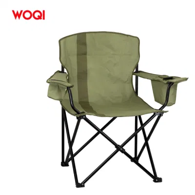 Woqi Customized Outdoor Portable Picnic Backpack High Seat Beach Folding Chair