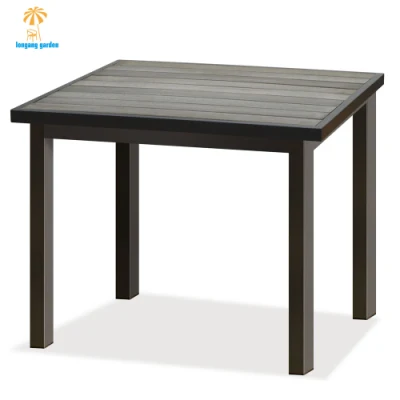 Leisure Garden Furniture Aluminum Outdoor Plywood Dining Tables