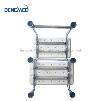  High Quality Two Steps Plastic Bed Foot Stool for Patient