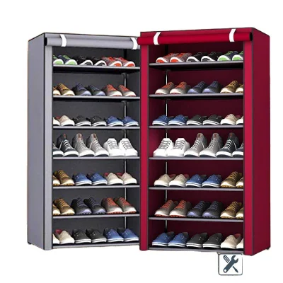 Wholesale Non-Woven Folding Fabric Shoe Cabinet Storage Organiser
