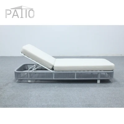  Wholesale Comfortable Outdoor Home Furniture New Beach Swimming Pool Rattan Chaise Sun Lounge