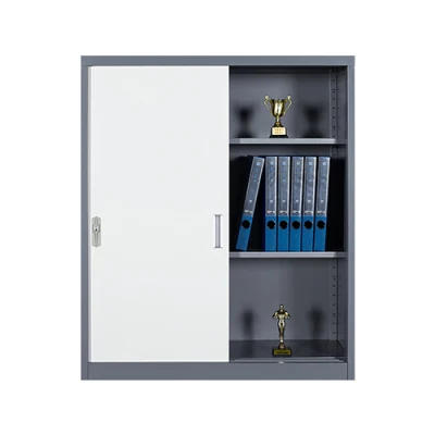 Chinese Manufacture Slim Sliding Door Metal Lateral Cabinet