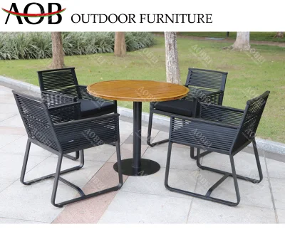  Outdoor Restaurant Bistro Bar Home Hotel Garden Dining Table and Chair Set