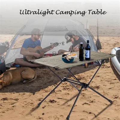  Outdoor Tables Metal High Bar Camping Foldable Portable Side Picnic Beach Desk BBQ Picnic Furniture Coffee Folding Dining Set Outdoor Table