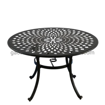 Cast Aluminum Outdoor Dining Table Garden Picnic Table
