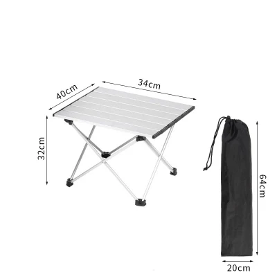 Spot Outdoor Aluminum Alloy Quick Group Folding Table Camping Picnic Portable Folding Table Barbecue Table Stall Small Table