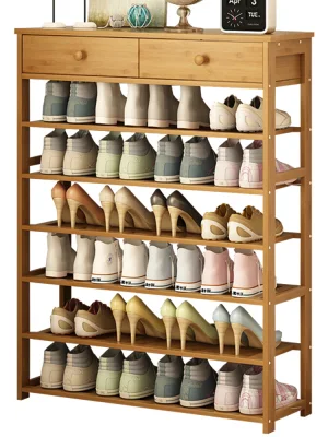 Adjustable Standing Slim Door Sneaker Corner Modern Boot Storage Tall Shoe Rack