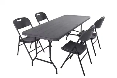 Fold Table Charis, Outdoor BBQ Camping Chair, Folding Table Anc Chair