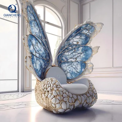 High Grade Stainless Steel Home Furniture Interior Design Butterfly Leisure Chair
