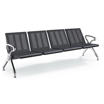  Airport Church School Hospital Station Auditorium Office Public Metal Furniture Steel Waiting Bench Outdoor Chair