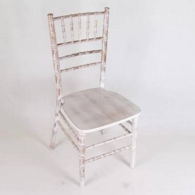 China Limewash Color Wooden Sillas Tiffany Chiavari Hotel Dining Chair