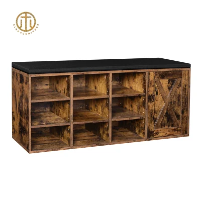 Small High-Value Brown Practical Shoe Cabinet