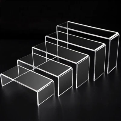  Clear Acrylic Profile Riser Set Acrylic Riser Acrylic Shoe Display Stand