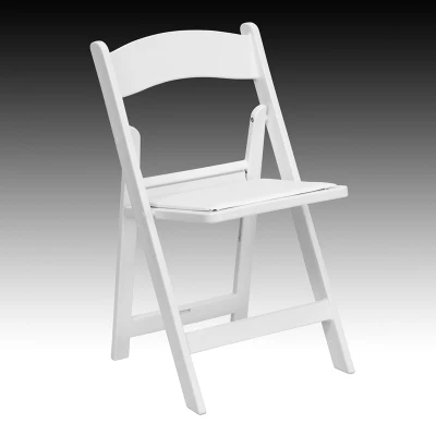 Factory High Quality White America Resin Folding Chair