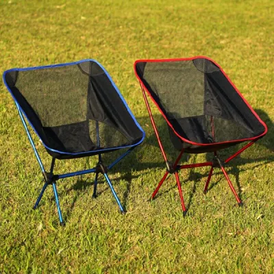  Outdoor Portable Light Weight Folding Moon Chair for Fishing Beach Camping Drawing Picnic