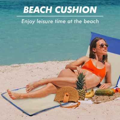 Beach Mat Chairs for Adults Folding Lightweight Camping Chairs Chaise Lounge Lawn Chairs for Outdoor Relaxing and Sun