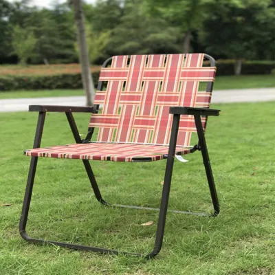  Lightweight Foldable Beach Chair Lawn Chair Garden Chair Camping Chair with Armrest