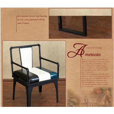 American Industrial Style Dining Chair Restaurant Furniture 0350