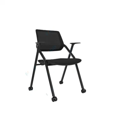 Foldable School Chair for Smart Classroom; Mesh Back Comfortable Chair for Meeting Room; Office Furniture