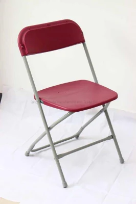 Commercial Quality White Black Red Plastic Folding Chairs for Indoor and Outdoor Events Banquet Wedding Party Fold Chairs