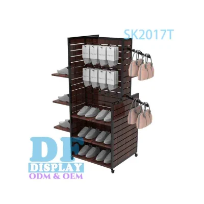 ODM Metal Rotating Shoe Rack High Quality Shoes Display Factory Price Storage Cabinet Design Display Sock Display Stand Bag Display Rack