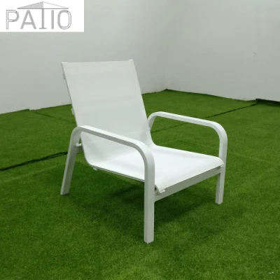 New Nordic Armrest Sling Outdoor Furniture Portable Waterproof Garden Chair