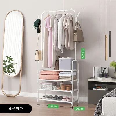 Drying Floor Rack Home Clothes Storage Racks for Shoes Standing Rack