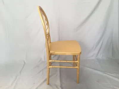 Gold Color PC Resin Chiavari Phoenix Wedding Chair for Banquet