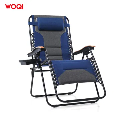  Woqi Customized High Quality Outdoor Portable Low Seat Recliner Beach Folding Chair