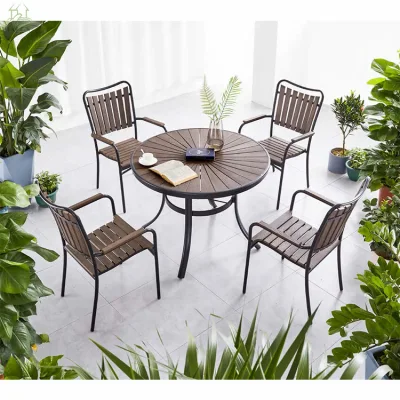  Furniture Garden Outdoor Patio Coffee Table Dining Chair Ser