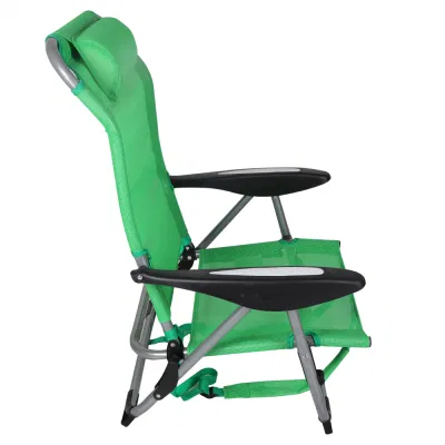  Outdoor Folding Backpack Steel Sand Beach Chair