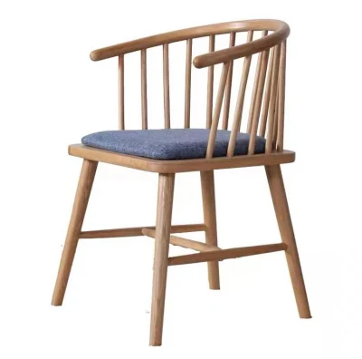  Designer Style Nordic Solid Wood Arm Restaurant Dining Chair Home Dining Chair