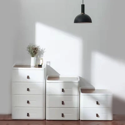  Large Size Tall Storage Plastic Nordic Modern Household Simple Bedside Cabinet