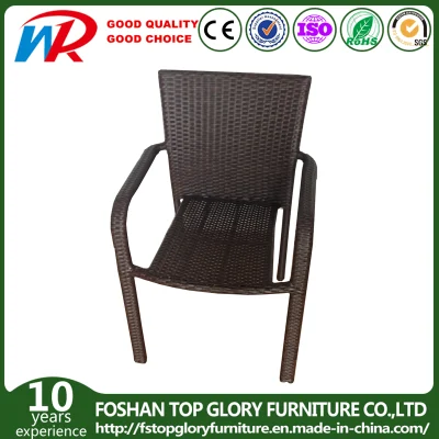 Patio Wicker Chair Outdoor Rattan Chair Dining Chair Stackable Chair Garden Chair Coffee Chair