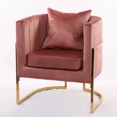  Sidanli Modern Velvet Barrel Chair Accent Armchair