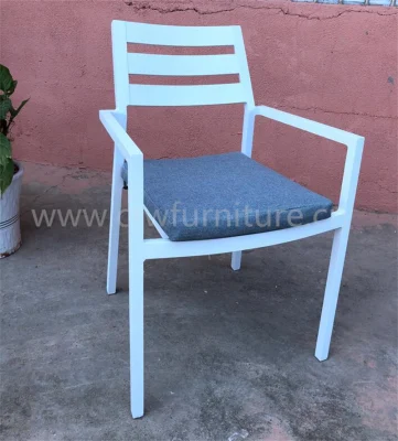 Outdoor Full Aluminum Chair Garden Hotel Patio Armchair