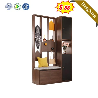 New Chinese Simple Modern Home Furniture Clothes Rack Mirror Multi-Function Cabinet with Shoes Rack