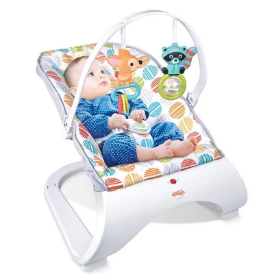 Portable Baby Electric Soothing Rocking Chair Hanging Toys Vibration Bounce Chair Folding Safety Soft Baby Nest Lounger Bed Baby Swing Chair