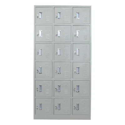 18 Door Staff Dormitory Iron Household Storage Storing Multiple Shoe Cabinets Cupboards