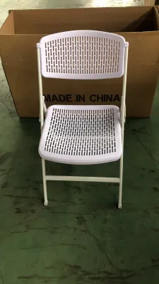 Plastic Foldable Mesh Chair for Banquet Gathering or Wedding Party