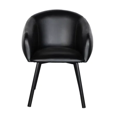 Elegant and Comfortable Dining Chair in Modern Industrial Style with Upholstered Velvet Fabric