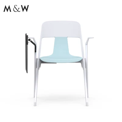 Comfortable Modern Foldable College Chair Uesed School Student Training Chair with Writing Pad