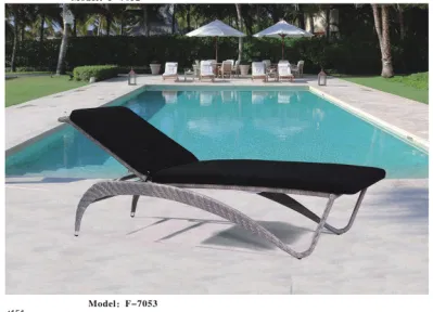 Beach Lounger Balcony Furniture Home & Garden Swimming Pool Furniture Wholesale Price Quality Control, Sun Lounger